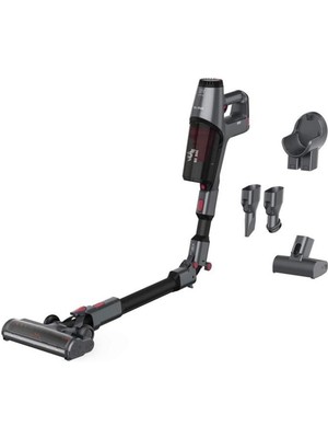 Tefal X-Pert 3.60 Yeni Seri Flex Özellikli, Li-Ion Güçlü Pilli Premium Kablosuz Dikey Şarjlı Süpürge Gri Kırmızı , Luciole Lambader Hediye