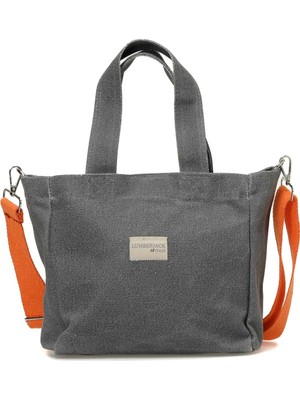 Lumberjack Knvs Bag Kl 3Pr Gri Kadın Kol Çantası