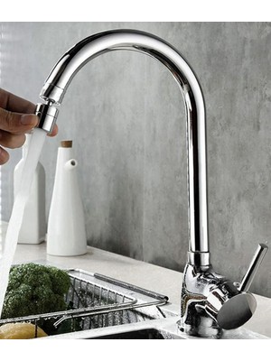 Elmina Armatür Mutfak Eviye Bataryası Oynar Başlıklı Ağır Gövde