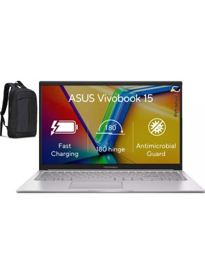 Asus Vivobook 15 X1504ZA Intel Core I7 1255U 16GB 1tb SSD Windows 11 Pro 15.6" Fhd Taşınabilir Bilgisayar Sırt Çantası HEDIYELIDIR-SR65