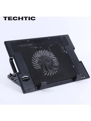 Techtic Notebook Soğutucu Fan Laptop Stand Yükseklik Ayarlı 9/17 Inç Laptop Soğutucu Gaming Fan