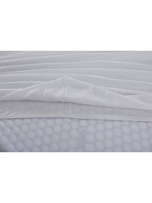 Doqu Home Colourful Fitted Çarşaf Çift King Size - Beyaz