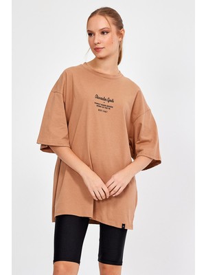 Alexander Gardi Baskılı Oversize T-Shirt (UN-0046 01)