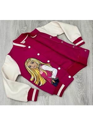 Minik Ikon Zara Kız Çocuk Barbie College Ceket