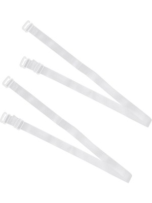 Pierre Cardin 2'Li Ekonomik Paket Beyaz-Ten Çıkarılabilir Sütyen Askı Set (10 Mm)