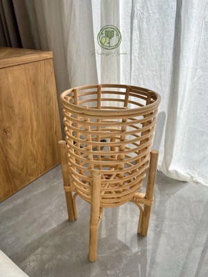 Renesse Home Durban El Yapımı Rattan Çiçeklik & Saksı