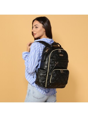 My Collection 7300 Oeste Deri Anne Bebek Bakım Sırt Çantası