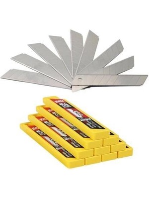 Kupa Hırdavat Kupa Maket Bıçağı Falçata Yedeği 9 x 0.4 Mm. - 100 Adet