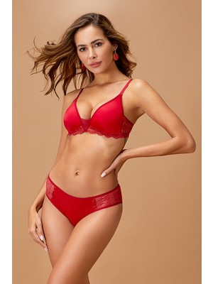 Nurteks  4437 Dantelli Destekli Sutyen Külot Takım