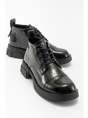 Luvi Lagom Siyah Rugan Kadın Bot