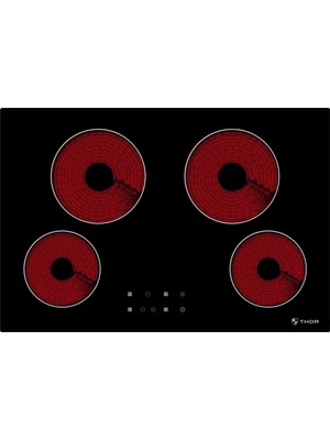 thor Teka Thor Kbc 64200 Tcs Bk Ankastre Elektirkli 64 cm Cam Ocak (Teka Türkiye Garantili)