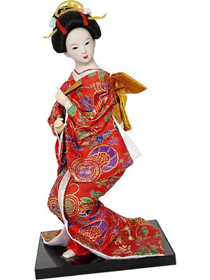 Surjion 12 ''japon Kimono Geyşa Asyalı El Sanatları Çocuklar Için Hediye B (Yurt Dışından)