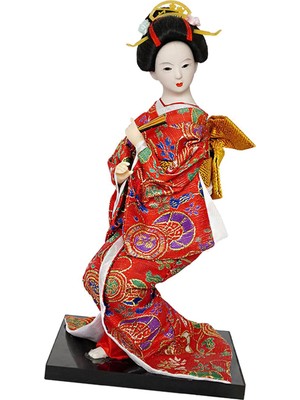 Surjion 12 ''japon Kimono Geyşa Asyalı El Sanatları Çocuklar Için Hediye B (Yurt Dışından)