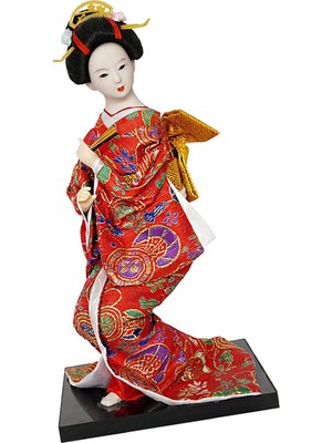 Surjion 12 ''japon Kimono Geyşa Asyalı El Sanatları Çocuklar Için Hediye B (Yurt Dışından)