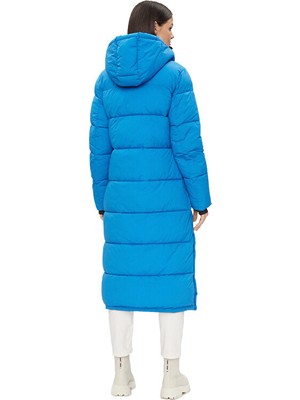 Only Onlann Premium Puffer Coat Kadın Günlük Mont 15287913-DIRECTOIRE-BLUE Mavi