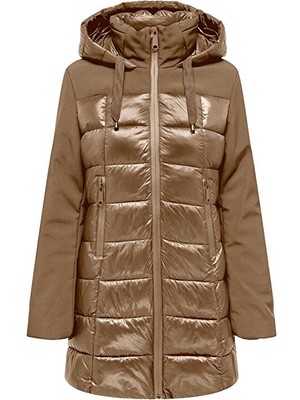 Only Onlsophie Mix Puffer cc Otw Kadın Günlük Mont 15294008-OTTER Kahverengi