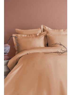 İssimo Home Simply Blüsh Pamuk Saten Fitted Set 120*200/50*70