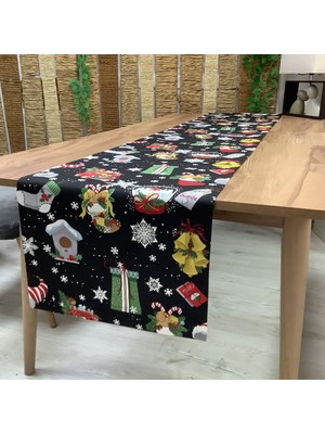 Oya Home Yılbaşı Temalı Ranır- 45*250 cm