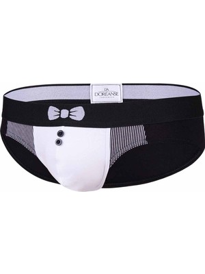 DOREANSE 1255 ERKEK MODAL SMOKİN SİYAH SLİP