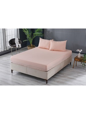 Doqu Home Colourful Fitted Çarşaf Tek Kişilik -  Somon