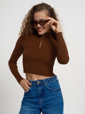 Loft Loose Crop Kadın Bluz U.kol