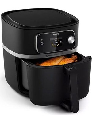 Philips HD9880 Seri Airfryer Combi Xxl 8,3l Geniş Hacim 22'si Bir Arada Uzaktan Bağlantılı Ultra Premium Airfryer , Luciole Lambader Hediye