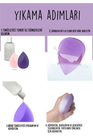 3 Pieces Blending Sponge Set