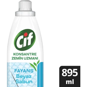 Konsantre Zemin Uzmanı Fayans Beyaz Sabun 895 Ml