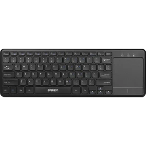 EKW-155 Siyah Toucpad Mouse Us Layout + Kablosuz Klavye