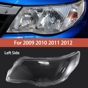 Subaru Forester 2009 2010 2011 2012 Için Araba Far Camı Kapağı Far Abajur Otomatik Işık Muhafazası Sol (Yurt Dışından)
