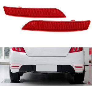 Arka Tampon Reflektör Işık Peugeot 508 508 2010 2011 2012 2013 2014 Arka Tampon Işıkları Bar Uyarı Lambası (Yurt Dışından)