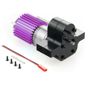 Metal 370 Motor Şanzıman C14 C24 B24 B36 Mn D90 D99 MN99S Rc Araba Yükseltme Parçaları, Siyah (Yurt Dışından)