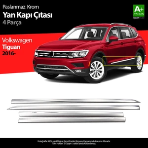 Volkswagen Tiguan Krom Yan Kapı Çıtası 4 Prç. 2016-2020 A+ Kalite