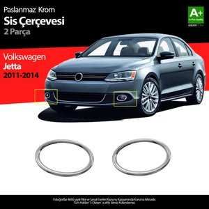 VW Jetta Krom Sis Farı Çerçevesi 2 Prç 2011-2014