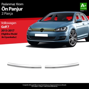 VW Golf 7 Krom Ön Panjur 2 Prç. Highline 2013-2017