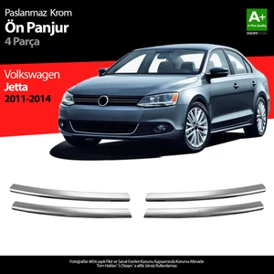 VW Jetta Krom Ön Panjur 4 Prç. 2011-2014