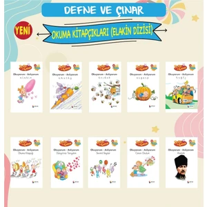 1. Sınıf Okuma Dizisi Defne ile Çınar 10 Kitap