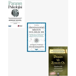 Zihninizdeki Milyon Dolarlık Sır - Paranın Psikolojisi - Düşün ve Zengin Ol 3 Kitap