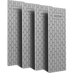 Parça Elmas Bileme Plaka Seti, Petek Yüzeyli Elmas Bileme Taşı, 400/600/1000/1200 Grit (Yurt Dışından)