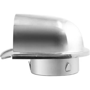 Inç 150MM Su Geçirmez Paslanmaz Çelik Havalandırma Havalandırma Davlumbaz Duvar Hava Çıkış Kapağı Için Korozyon Önleyici Egzoz Çıkarıcı, A (Yurt Dışından)