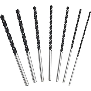 Adet Ekstra Uzun Ahşap Matkap Ucu Seti 12 Inç 300MM Matkap Uçları Dıy Ağaç Işleme Aleti Spiral Matkap Ekstra Uzun Matkap (Yurt Dışından)