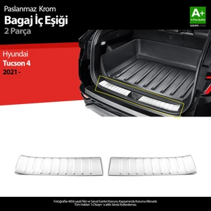 Hyundai Tucson 4 Krom Bagaj İç Eşiği 2021-2024