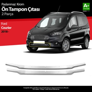 Ford Courier Krom Ön Tampon Çıtası 2 Prç. 2018-2022