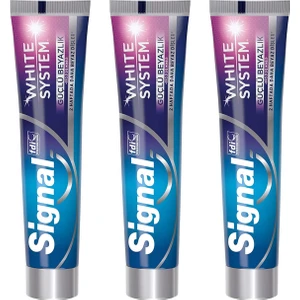 White System Güçlü Beyazlık Diş Macunu 75 Ml X 3 Adet