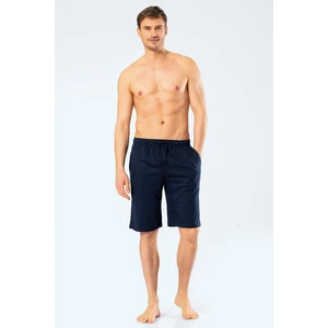 2172 Modal Erkek Bermuda Tek Alt  - Lacivert