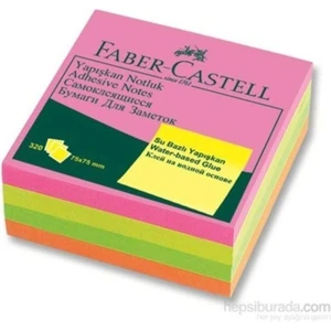 Faber Yapışkan Notluk 75x75mm Renkli 320yp 565439 /