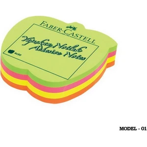 Faber Yapışkanlı Not Kağıdı 70x70 Mm Şekilli
