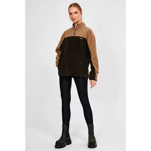 Alexander Gardi Yarım Fermuarlı Oversize Polar (E21-81100)