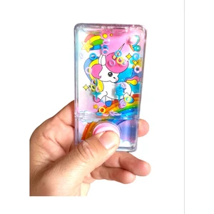 PopŞeker Oyuncak Unicorn Temalı Suda Halka Geçirme Oyunu Su Atarisi Unikorn Temalı 11X6CM.