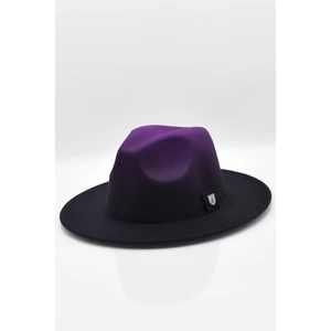 Erkek Multicolor Fötr Şapka Mor Panama Hat
